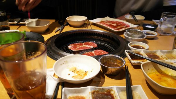 「焼肉キング」にてワイワイタイム