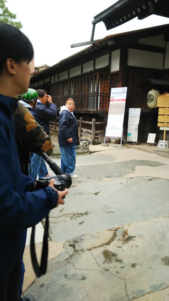 高山にて出川さんに遭遇